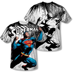 Superman - Mens To Infinity (Front/Back Print) T-Shirt