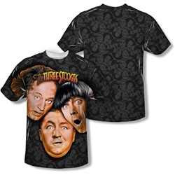 Three Stooges - Youth Stooges All Over T-Shirt