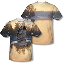 Wild Wings - Mens Gone Fishing (Front/Back Print) T-Shirt