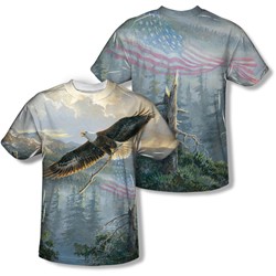 Wild Wings - Mens Rebuilding America (Front/Back Print) T-Shirt