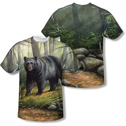 Wild Wings - Mens Woodland Morning (Front/Back Print) T-Shirt
