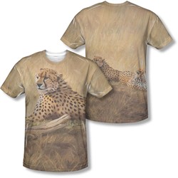 Wild Wings - Mens African Cats (Front/Back Print) T-Shirt