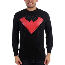 Batman - Mens Nightwing Symbol T-Shirt In Black