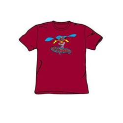 Dc Comics - Red Tornado Little Boys T-Shirt In Cardinal