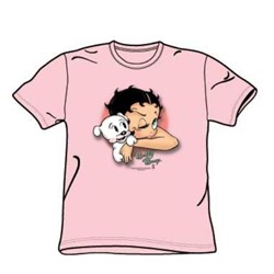 Betty Boop - Wink Wink - Pink S/S T-Shirt For Boys