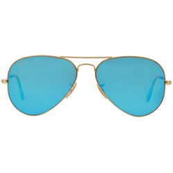 Ray-Ban - Mens Aviators Sunglasses In Gold, Eye Size: 55