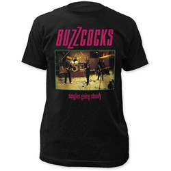 Buzzcocks - Mens Singles Going Steady Fitted Jersey T-Shirt