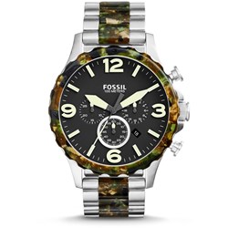 Fossil nate chronograph top black