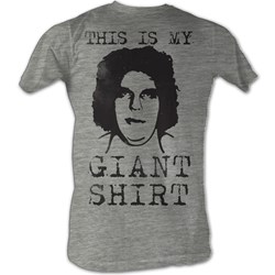 Andre The Giant - Mens Giant Shirt T-Shirt In Gray Heather