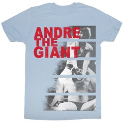 Andre The Giant - Mens Andre Bars T-Shirt In Light Blue