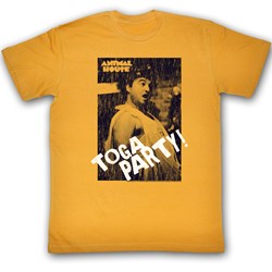 Animal House - Mens Toga Party T-Shirt In Mustard