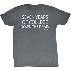 Animal House - Mens Drain It T-Shirt In Arctic Gray Triblend