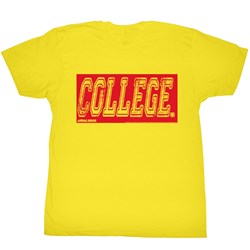 Animal House - Mens College Oby T-Shirt In Yellow