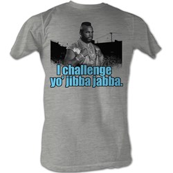 Mr. T - Mens Jibba Jabba T-Shirt In Gray Heather