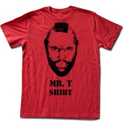 Mr. T - Mens Mr T Shirt T-Shirt In Red