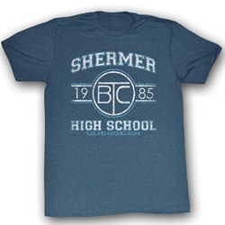 Breakfast Club - Mens Shermer Hs T-Shirt In Navy Heather