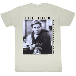 Breakfast Club - Mens The Jock T-Shirt In Vintage White