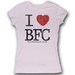 Breakfast Club - Womens Lovin This Club T-Shirt In Light Pink Bf Tee