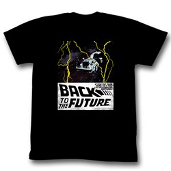 Back To The Future - Mens In Space T-Shirt In Black