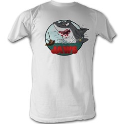 Jaws - Mens Grrrr T-Shirt In White