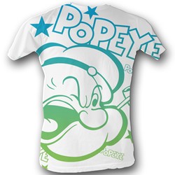 Popeye - Mens Pop Sub T-Shirt In White