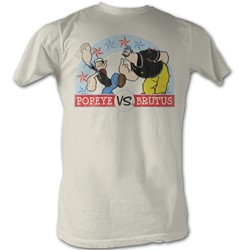 Popeye - Mens Vs T-Shirt In Vintage White