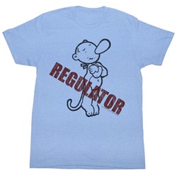 Popeye - Mens Regulator T-Shirt In Light Blue Heather
