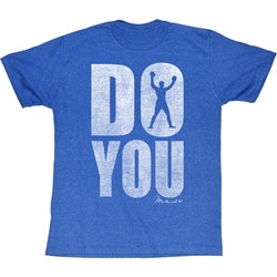 Muhammad Ali - Mens Do You T-Shirt in Sea Blue Heather