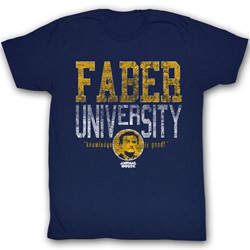 Animal House - Mens Faber University T-Shirt in Navy