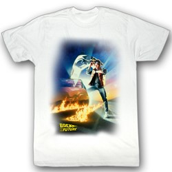 Back To The Future - Mens Btf Poster T-Shirt