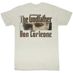 The Godfather - Mens Cutting Eyes T-Shirt in Vintage White