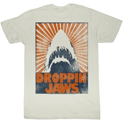 Jaws - Mens Show Stopper T-Shirt in Vintage White