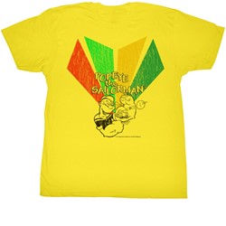 Popeye - Mens Pop Flex T-Shirt in Yellow