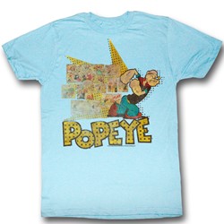 Popeye - Mens Fightin Popeye T-Shirt