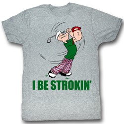 Popeye - Mens Strokin T-Shirt
