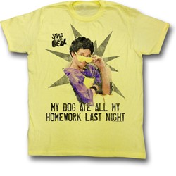 Saved By The Bell - Mens My Homework T-Shirt