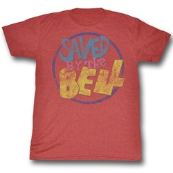 Saved By The Bell - Mens Distressed Logo T-Shirt