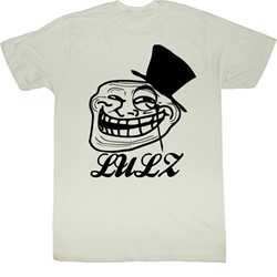 You Mad? - Mens Dapper Lulz T-Shirt in Vintage White