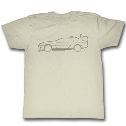 Back To The Future - Mens Lines T-Shirt