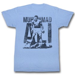 Muhammad Ali - Mens Blue T-Shirt