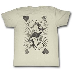 Popeye - Mens King Of Harts T-Shirt