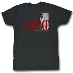 Scarface - Mens Sfredwhite T-Shirt