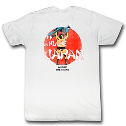 Andre The Giant - Huge! Mens T-Shirt In White