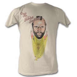 Mr. T - Jibba Jabba Mens T-Shirt In Dirty White