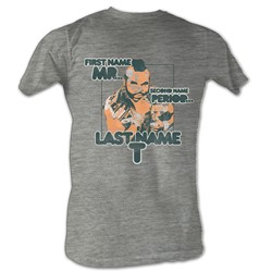 Mr. T - Last Name T Mens T-Shirt In Gray Heather