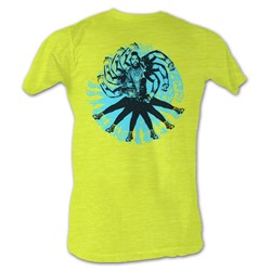 Mr. T - Mr T Dust Mens T-Shirt In Bright Yellow Heather