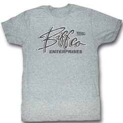 Back To The Future - Biff Co. Mens T-Shirt In Gray Heather