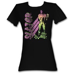 Saved By The Bell - Neon Slater Womens T-Shirt In Black