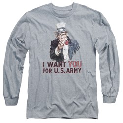 Army - Mens I Want You Long Sleeve T-Shirt