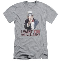 Army - Mens I Want You Slim Fit T-Shirt